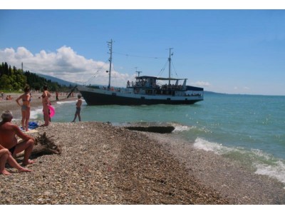 Пансионат  «Водопад»|Абхазия, Новый Афон| пляж